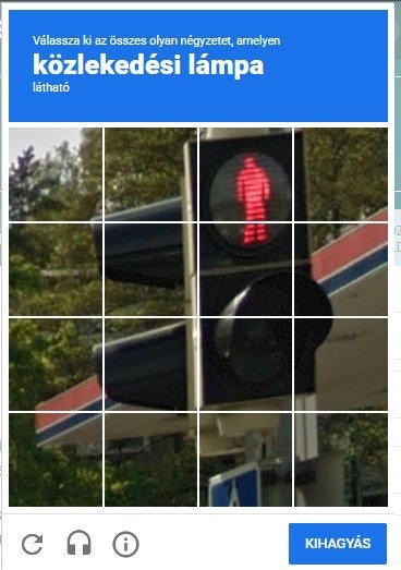 CAPTCHA ellenőrzés